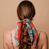 Scrunchie with "Tropical" scarf detail | various patterns