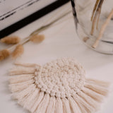 Macrame coasters