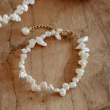 Keshi Pearl Bracelet Gold