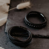 Lavastone Bracelet Black