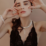 Big Paperclip Necklace Silber