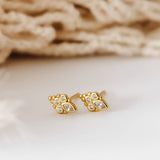 Marrakech Stud Earrings Gold
