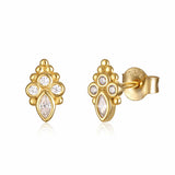 Marrakech Stud Earrings Gold