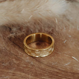 Mayan ring gold