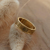 Mayan ring gold