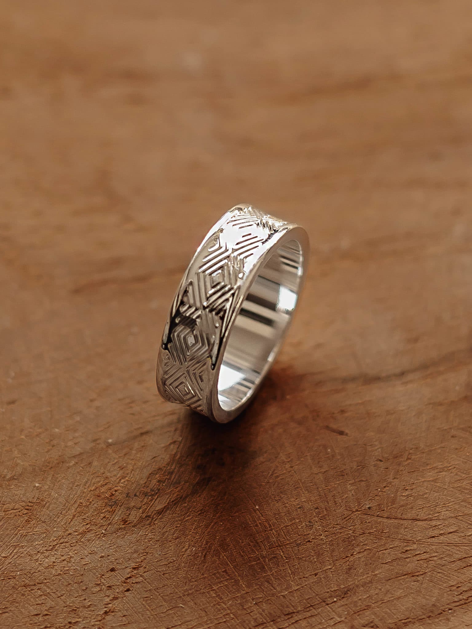 Maya Ring Silber