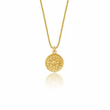 Pendant Necklace "Soleil" Gold