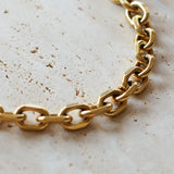 Rolo Chain Necklace Gold