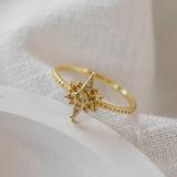 Starburst Ring Gold