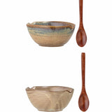 Stoneware bowl set "Dahlia"