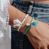 Bracelet pompon "Summer"