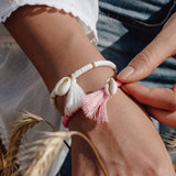 Bracelet pompon "Summer"