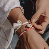 Bracelet pompon "Summer"