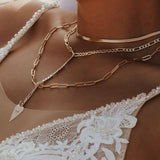 Herringbone Choker Gold