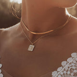 Herringbone Choker Gold