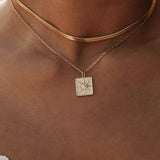 Herringbone Choker Gold